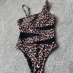 Pink Lily one piece swimsuit